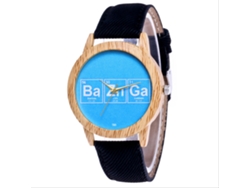 Reloj De Pulsera De Cuarzo Para Hombre Y Mujer Con Correa De Jean Zhoulianfa Negro