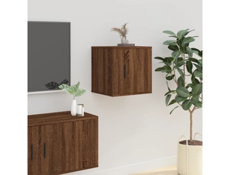 Mueble De Tv De Pared VIDAXL Marrón Madera contrachapada (40x34.5x40 )