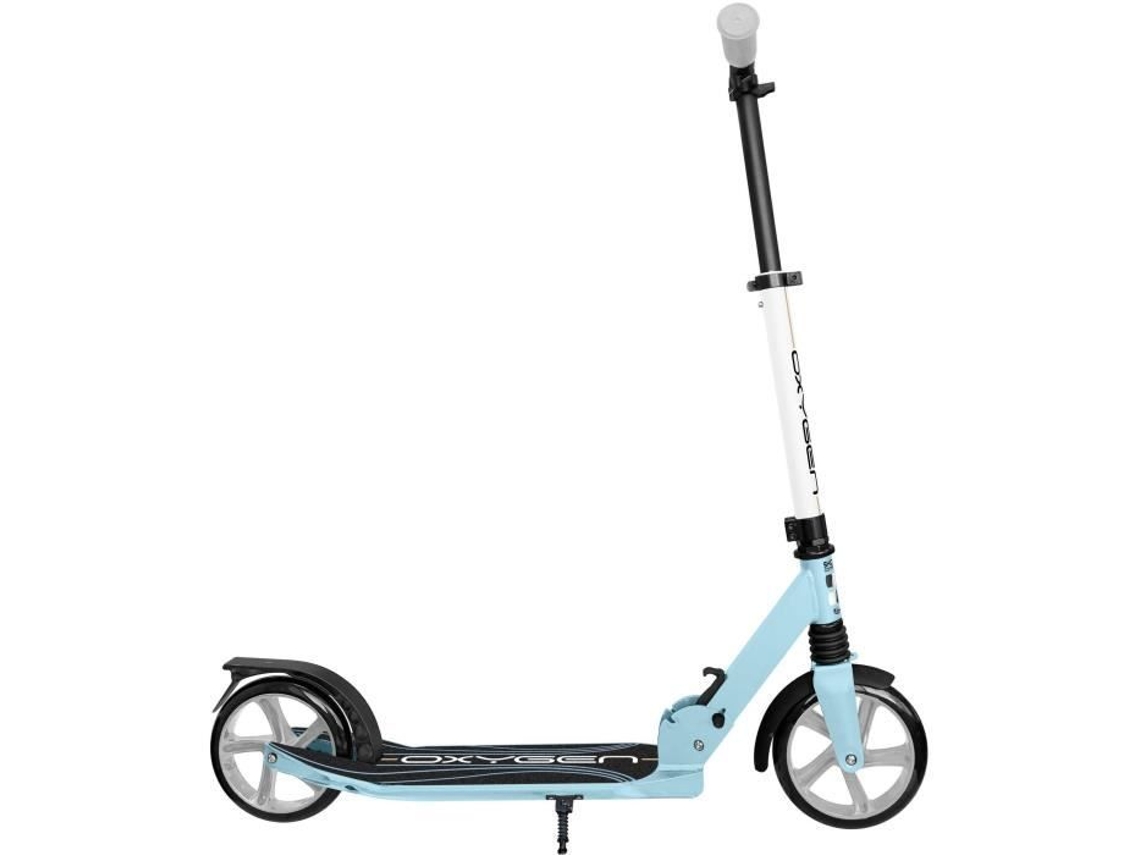 Patinete plegable ajustable de 200 mm con patines azules Control Oxygen Ox794201 Stamp