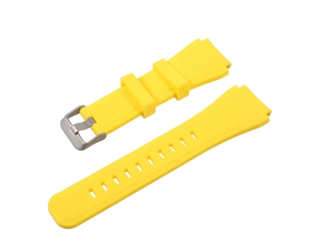 Correa de Silicona 22mm para Samsung Gear S3 Frontier/S3 Classic - amarillo