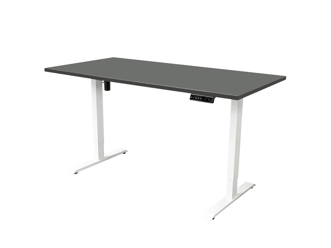 Escritorio Ajustable Eletricamente IVOL (140 x 80 cm - Blanco)