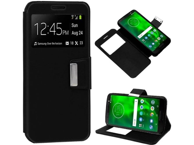 Funda Motorola Moto G6 COOL Flip Negro