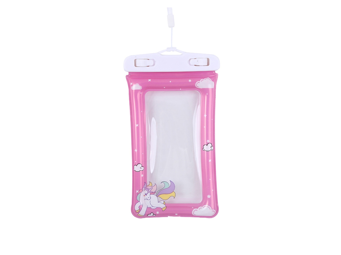 Funda transparente impermeable para teléfonos móviles con pantalla táctil.