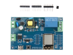 Placa De Desarrollo Wifi Con Módulo De Relé De Un Solo Canal Para Proyectos De Bricolaje, Con Componente Electrónico Esp8266.