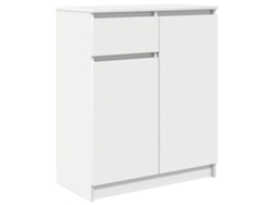 Maison Exclusive - Aparador Con Cajón Blanco 71x35x84 Cm Madera De Ingeniería