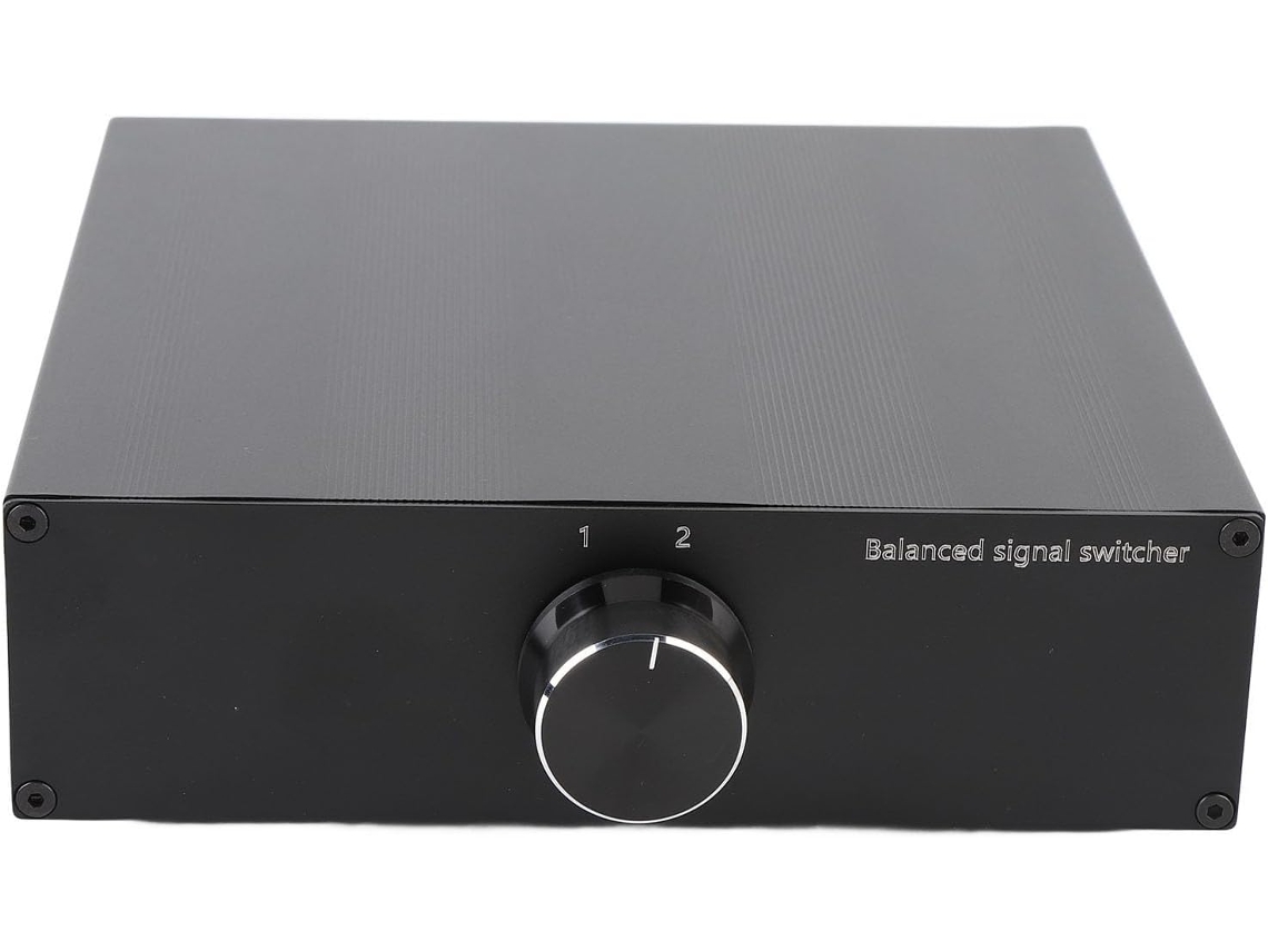 Selector De Señal De Audio Estéreo De 1 A 2 Conectores Xlr De Alta Fidelidad Scaffi