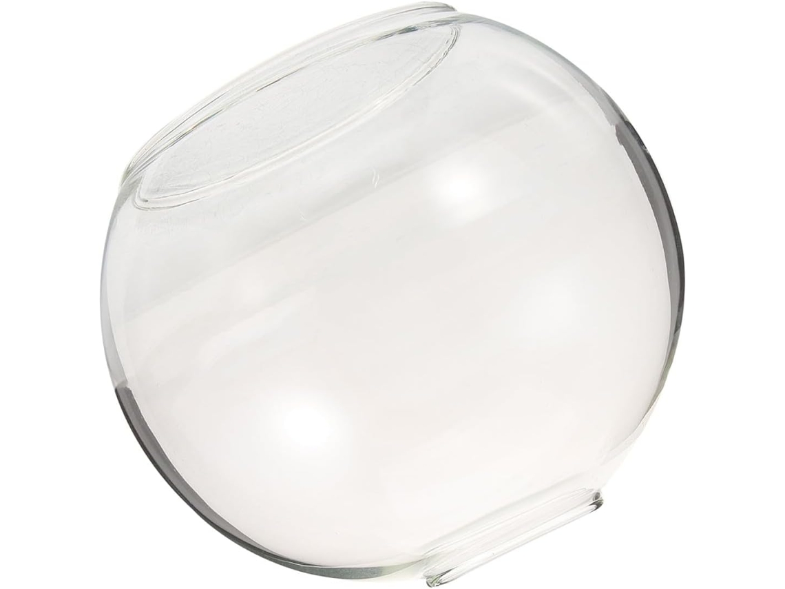 Lámpara Colgante De Globo De Cristal De Doble Orificio De 20 Cm Para Sala De Estar, Dormitorio U Oficina - Fácil Instalación