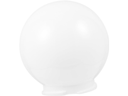 Globo De Fácil Instalación Para Lámpara De Exterior, Acrílico Blanco, Estructura Robusta Para Jardín.