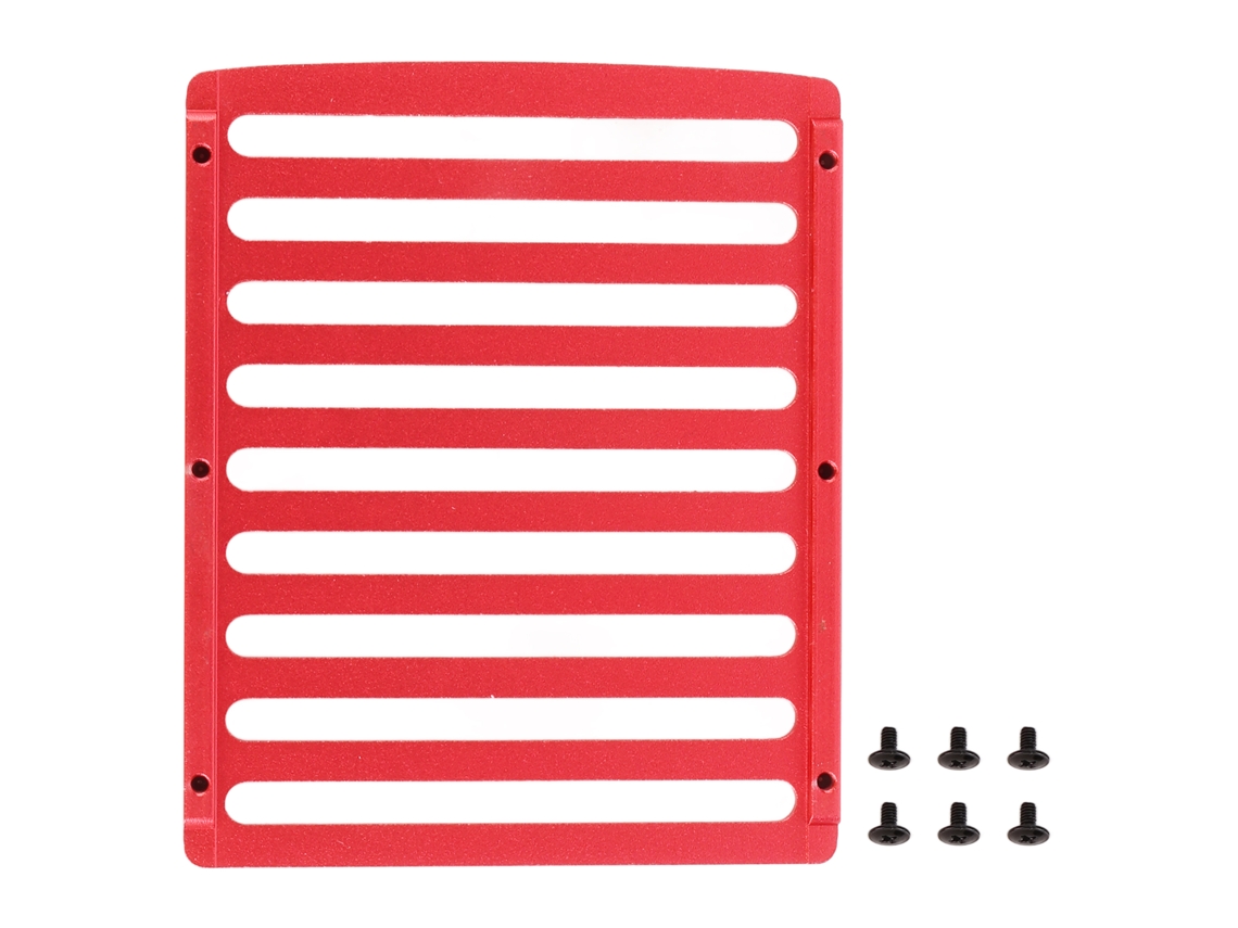 Portaequipajes De Alta Dureza Para Coche Teledirigido Axial Scx24 1/24 Rojo