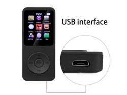 Reproductor Mp3/mp4 Metal Touch Con Bluetooth, Radio Fm, Alarma, Podómetro, Lector De Libros Electrónicos, Grabadora Y Reproductor De Música.