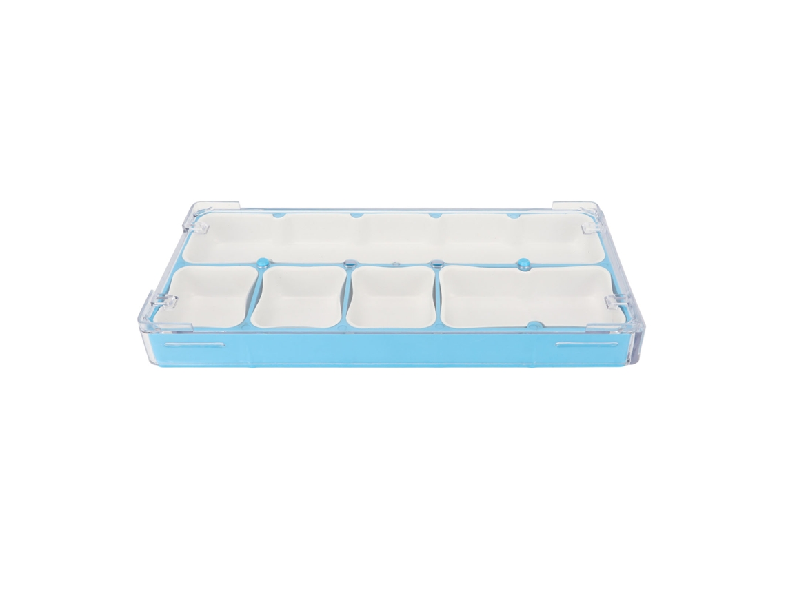 Caja de almacenamiento de piezas de reloj (5 compartimentos portátiles)