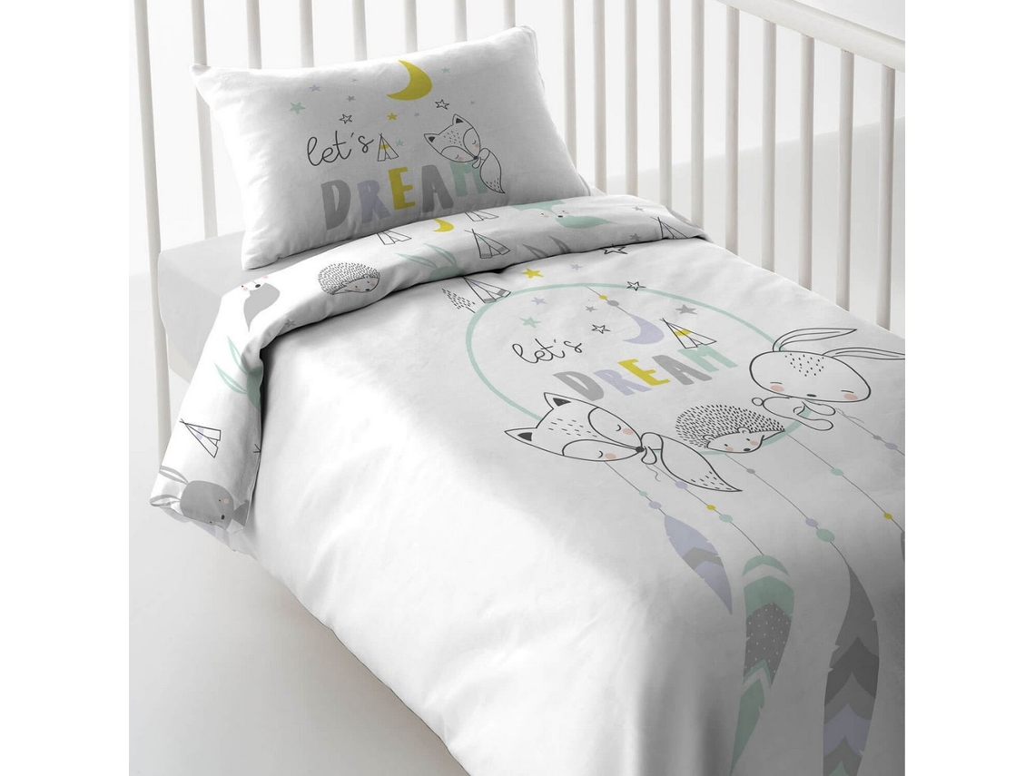 Colcha COOL KIDS Let'S Dream Reversible (Algodón - 60 cm)