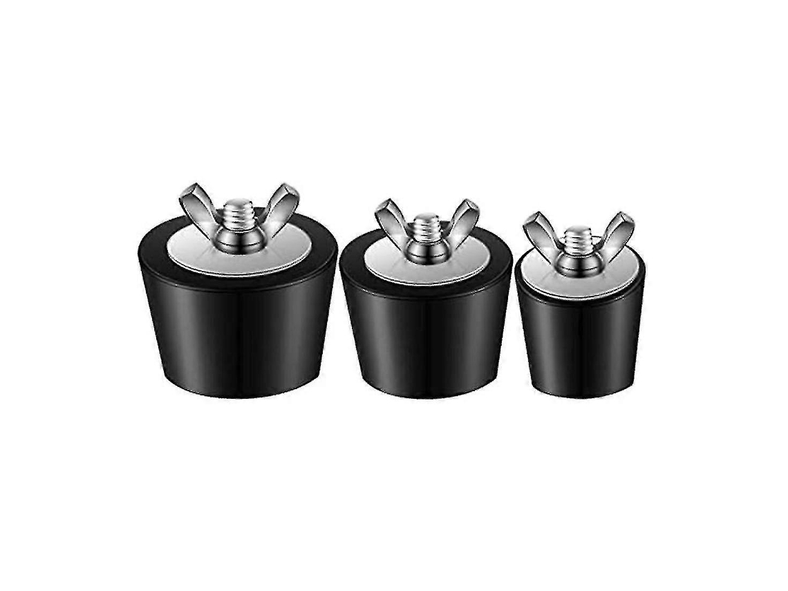 3 Tapones De Goma Para Piscina, Tamaños 1, 1.5 Y 2 Pulgadas, Para Piscinas De Exterior, Invierno Y Mantenimiento