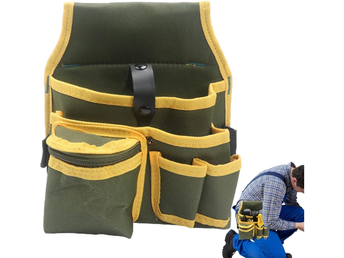 Bolsa De Herramientas De Electricista, Bolsa Tipo Banana De Electricista: Bolsa Gruesa Para Herramientas De Mantenimiento,