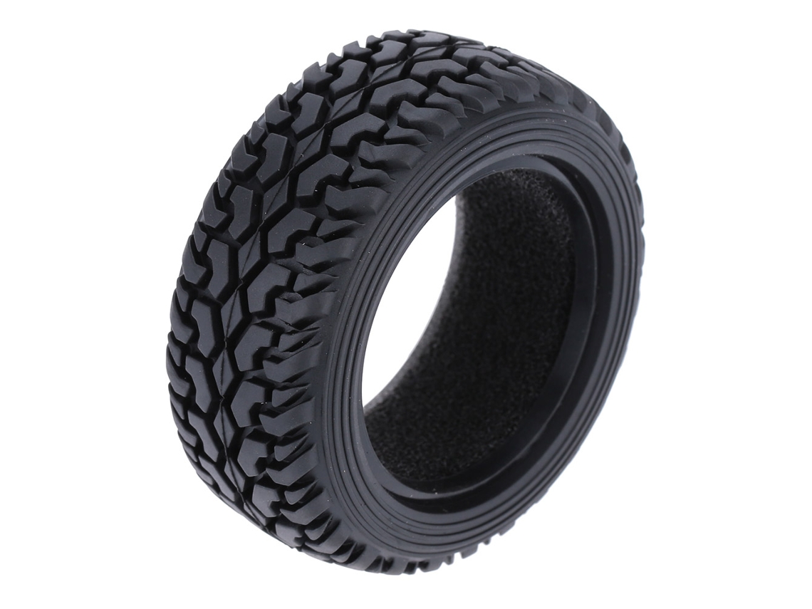4 Neumáticos De Goma Para Coches De Rally Rc A Escala 1/10, Compatibles Con Trx, Hsp, Tamiya, Hpi Y Kyosho. Neumáticos Granulados Duraderos.