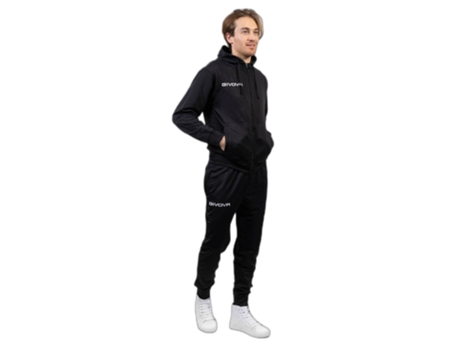 Chándal para Hombre GIVOVA (S - Negro)