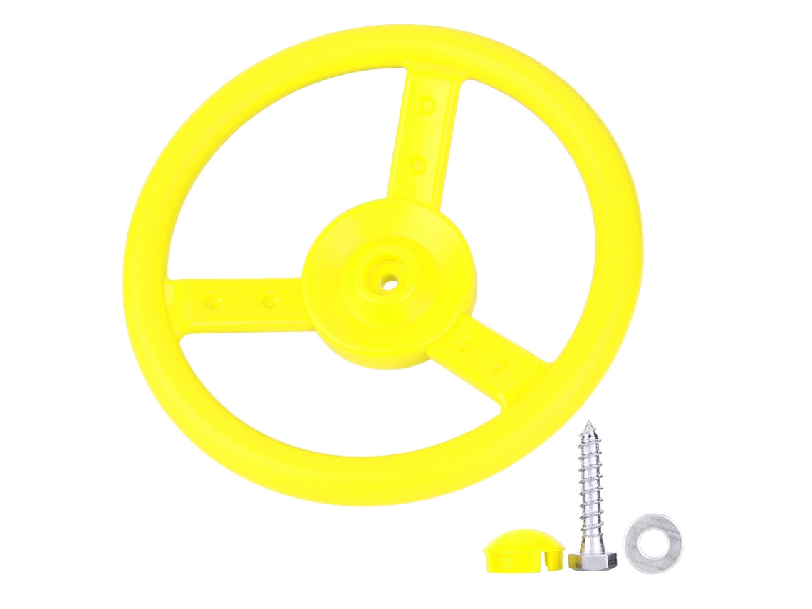 Volante de juguete pequeño de plástico Jinwei (amarillo)