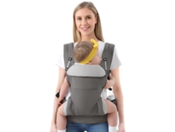 Portabebés Panoona apto para recién nacidos y niños pequeños (de 3 a 13 kg) Gris