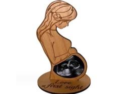Marco De Recuerdo Para Ecografía De Embarazo, Decoración De Mesa, Regalo Para Una Amiga Embarazada. Estilo D Czhhmart