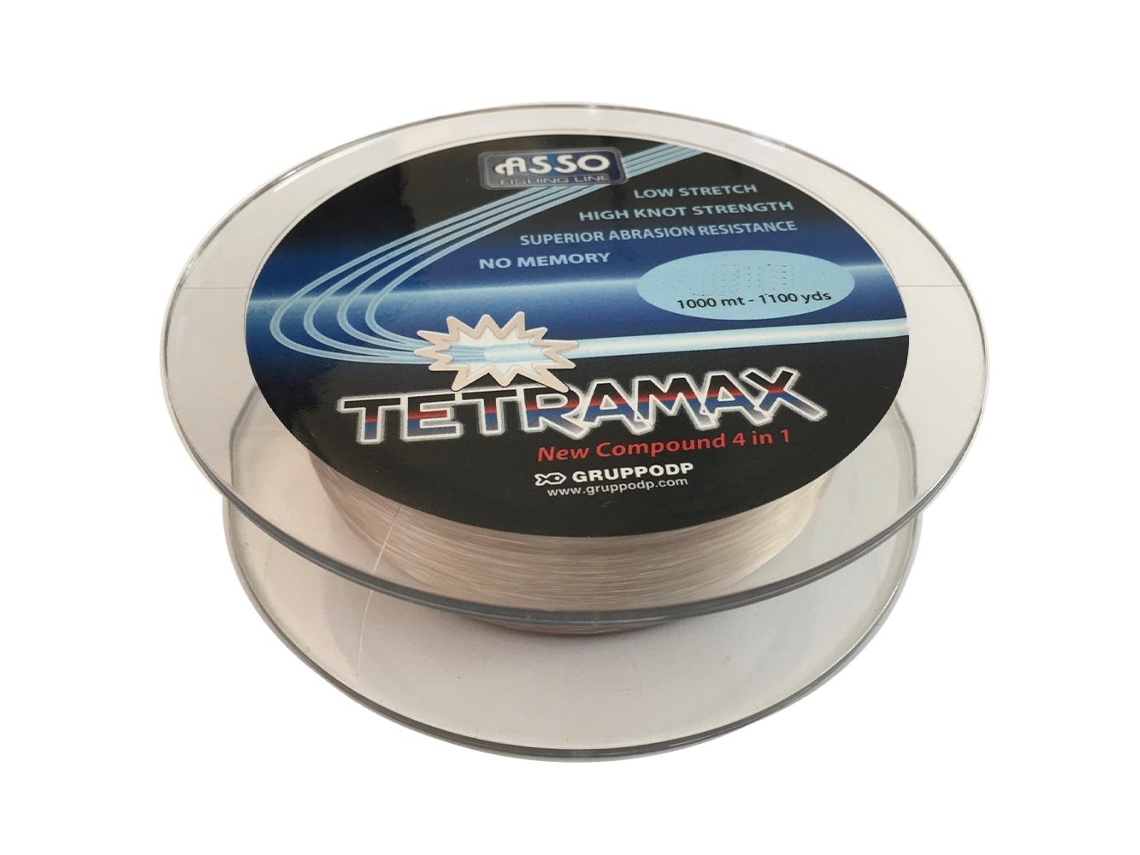 Linha Carpfishing Tetramax 1000 M Transparente 0.220 Mmasso