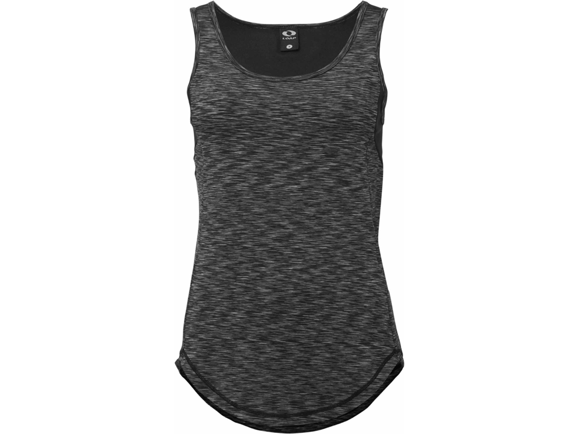 Camiseta sin mangas reflectante ligera Loap Mandara Gry S para mujer para aventuras de verano
