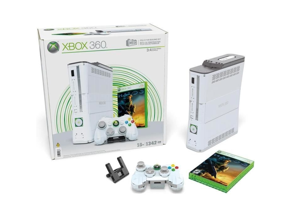 Mega réplica de alcancía de construcción para Xbox 360 (1342 piezas) con control LED para adultos