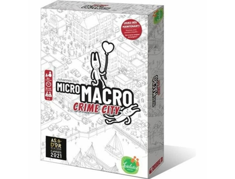 Juego Colectivo BIGBUY FUN Micro Macro Crime City (Edad Mínima Recomendada: 10 años)