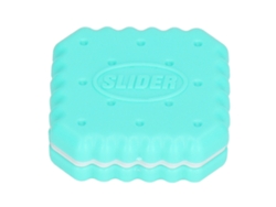 Juguete Magnético Deslizante Para La Punta Del Dedo Con Forma De Galleta Para Aliviar El Estrés, Color Verde Menta.