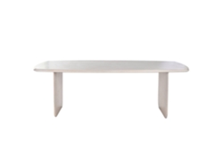 Mesa Comedor Mango Blanco 218x100x76cm