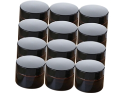 20 Frascos De Vidro Vazios Para Armazenamento De Cosméticos, Recipientes Menores Para Cremes E Outros Produtos.