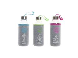 Botella DKD HOME DECOR (Acero - Muticolor)