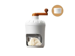 Trituradora de hielo manual portátil Rosewell con manivela, máquina para raspar hielo, herramienta de cocina para el hogar
