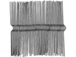 200 Ganchos De Pared De Hierro Negro Para Calendarios, Pequeños Y Reutilizables.