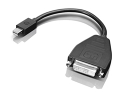 Cable de interfaz LENOVO 0B47090 Mini-DisplayPort SL-DVI Negro