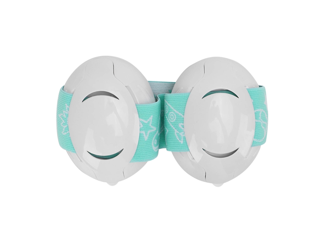 Toucas Auriculares Para Bebê Anti-ruído Proteção Auditiva Leve Com Faixa Elástica Azul