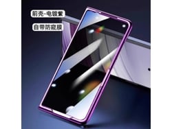 (huawei Mate X7/x7 Edición Coleccionista Morado Electrochapado) Cubierta Frontal De Privacidad Con Película Integrada