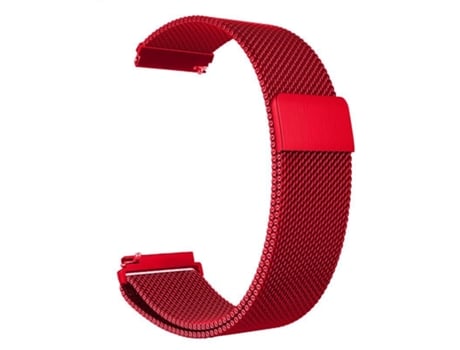 Pulsera Reloj Universal de 20mm SAMSUNG de Metal - Rojo