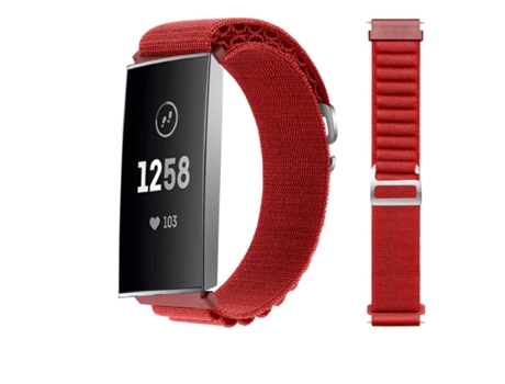Correa Loop Alpine para Fitbit by Google Charge 3 Rojo