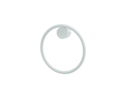 Toallero anillo Blanco Mate Geyser COSMIC