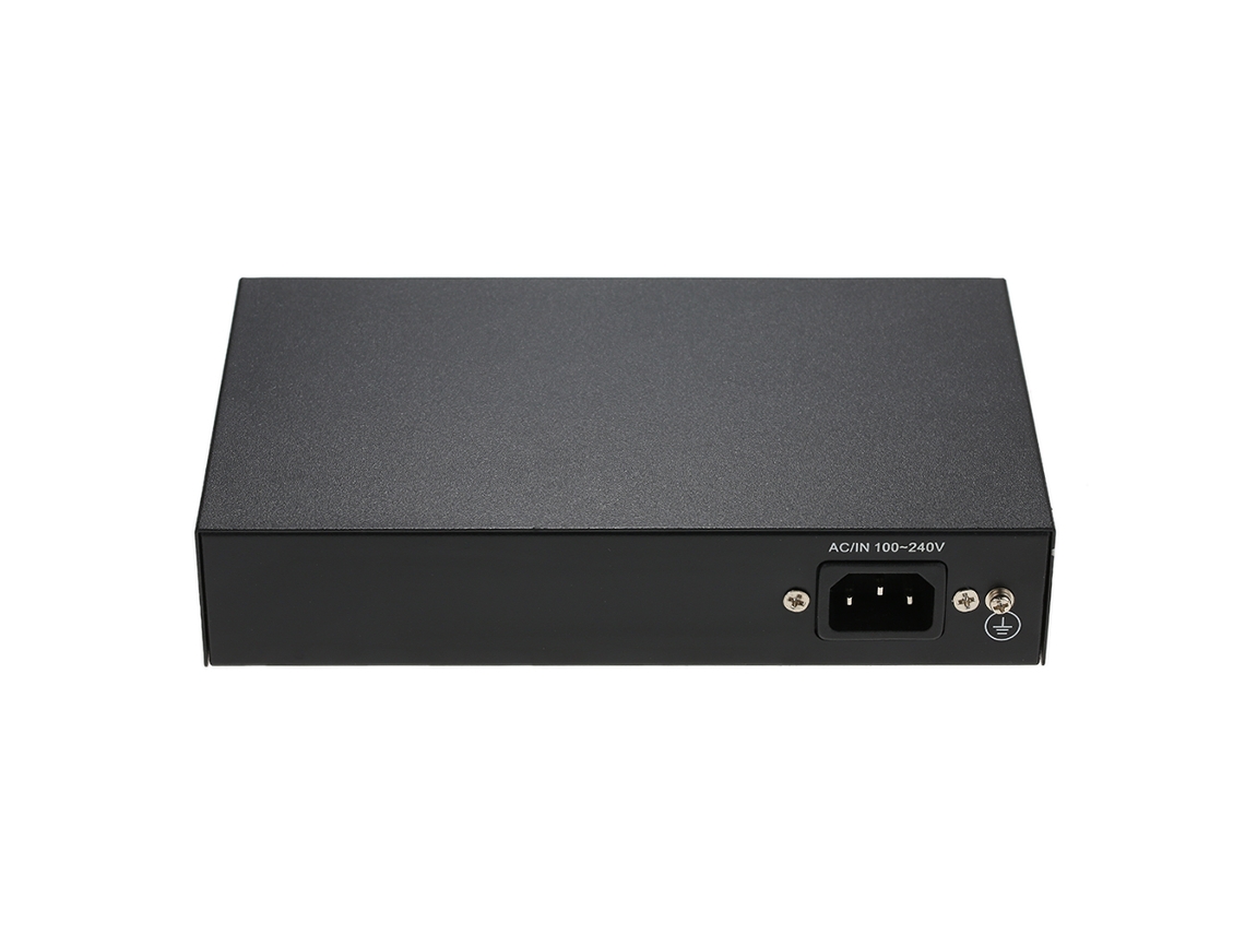 Switch Poe De 4 Puertos 100 Mbps Ieee802.3af Con Fuente De Alimentación Integrada Para Cámaras, Ap Y Voip