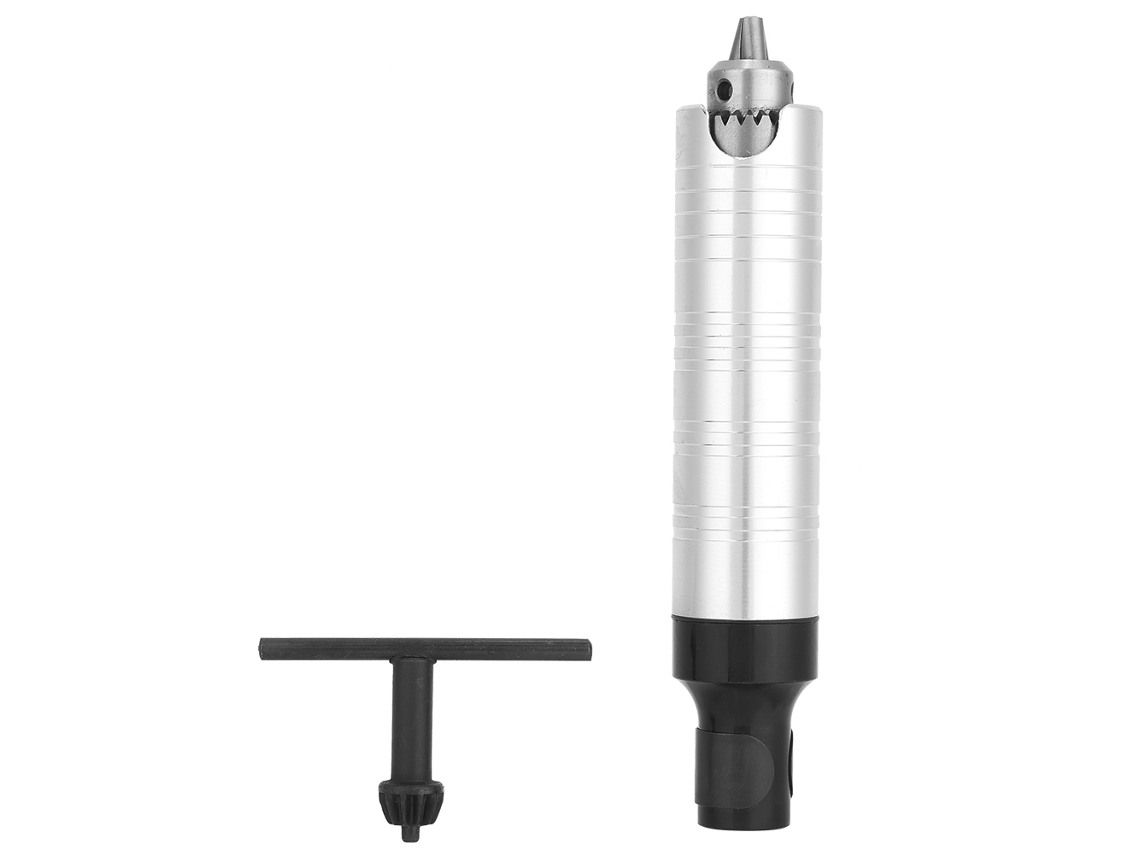 Mandril com cabo em aço inoxidável para retificadora com eixo flexível de 0,3 a 4 mm