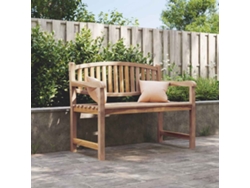 Banco De Jardín Madera Maciza De Teca 114x59x87 Cm