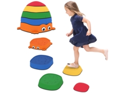 Piedras De Equilibrio Apilables Para Niños, Antideslizantes, Para Uso En Interiores Y Exteriores, Multicolores.