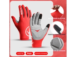 (rojo Xl) Guantes Profesionales De Ciclismo Para Exteriores, Pantalla Táctil Sensible, Absorción De Impactos Y Antideslizantes.