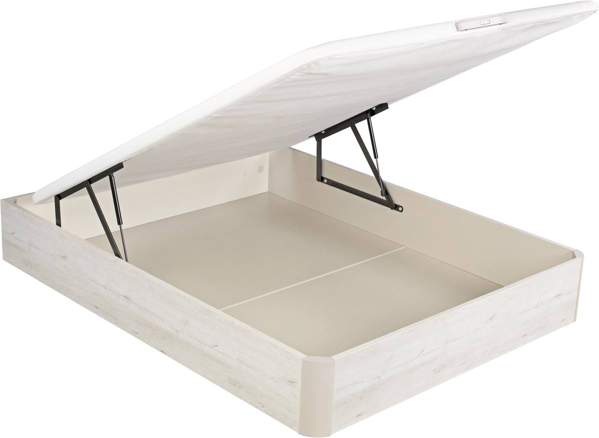 Pikolin Canapé Abatible 135x190 servicio de entrega premium incluido color gris glaciar alta capacidad almacenaje airbox aglomerado compatible con cm