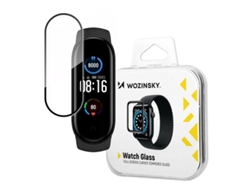 Protector de reloj híbrido para Xiaomi Mi Band 5 - negro WOZINSKY