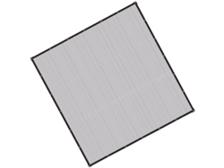 Toldo de aluminio aislante para jardines y piscinas