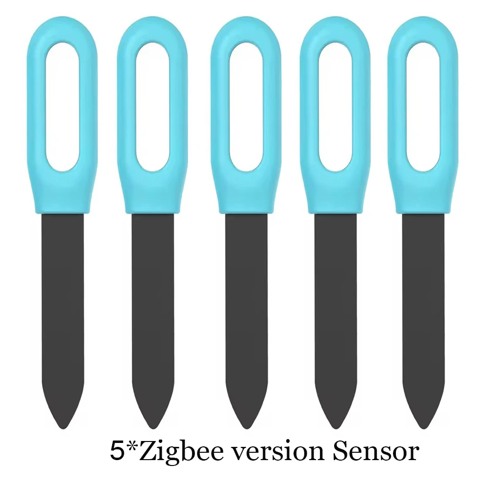 (5) Sensores Inteligentes De Suelo Zigbee, Detectores De Temperatura Y Humedad, Para Monitoreo En Tiempo Real