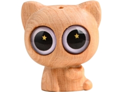 Bonita Figura Madera Decoración Hogar Colgante Diy Duradero Único Accesorio Creativo Paquetes Llaveros Gato