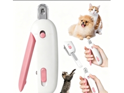 Cortauñas Rosa Ajustable Para Gatos, Para Un Uso Sencillo Y Un Recorte Fácil De Las Uñas De La Mascota.
